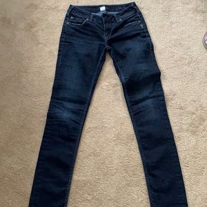 Silver jeans Aiko slim size 27 dark wash